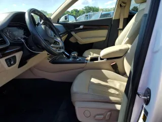 2018 Audi Q5 Premium Plus with VIN WA1BNAFY0J2056212, listed as a Copart auction lot 57996285 with 52,980 mi miles and Salvage title. Bid and sale history available at DreamBid. Image 7.