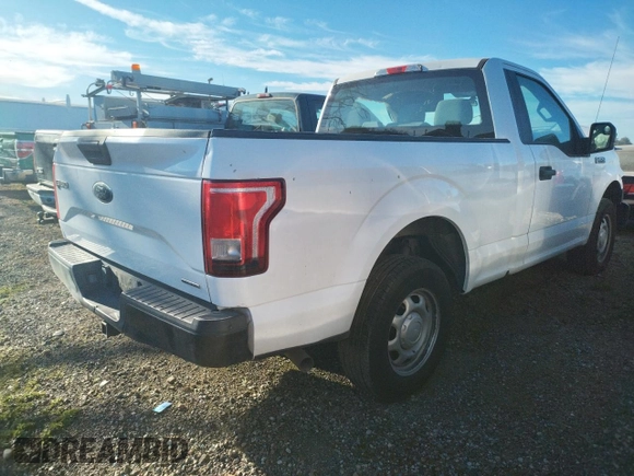 2016 Ford F-150 XL with VIN 1FTMF1C8XGKE25134, listed as a Copart auction lot 88433925 with 0 mi miles and Salvage Title. Bid and sale history available at carsss.com. Image 3.