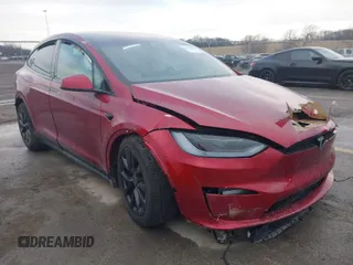 2023 Tesla Model X with VIN 7SAXCAE58PF409278, listed as a IAAI auction lot 41478287 with Not Provided miles and . Bid and sale history available at DreamBid. Image 1.