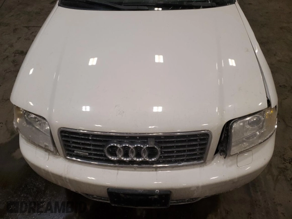2003 Audi A6 3.0L with VIN WAULT64B83N069106, listed as a Copart auction lot 46623345 with 0 mi miles and Non Repairable. Bid and sale history available at carsss.com. Image 12.
