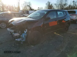 2021 Jeep Compass Sport с VIN 3C4NJCAB1MT576953, выставлен на аукционе Copart как лот 38164784 с пробегом 53 032 миль миль и Списание • Salvage title. История ставок и продаж доступна на DreamBid. Изображение 1.