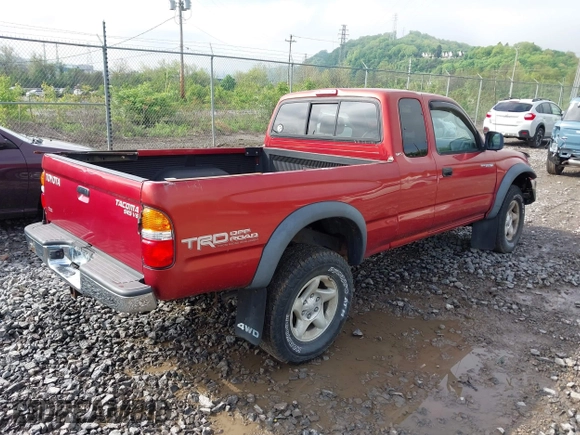 2003 Toyota Tacoma with VIN 5TEWN72N63Z196219, listed as a IAAI auction lot 42196049 with 137,102 mi miles. Bid and sale history available at carsss.com. Image 4.