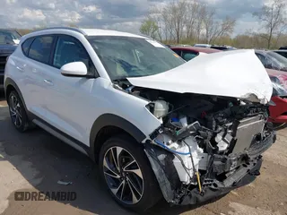 2019 Hyundai Tucson Night Edition z VIN KM8J33AL6KU853158, wystawiony jako IAAI lot #42113770 z przebiegiem 73 122 mil mil oraz . Historia ofert i sprzedaży dostępna na DreamBid. Obrazek 1.