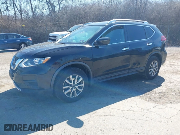 2019 Nissan Rogue SV with VIN KNMAT2MV5KP553265, listed as a IAAI auction lot 41761913 with 106,359 mi miles and . Bid and sale history available at DreamBid. Image 2.