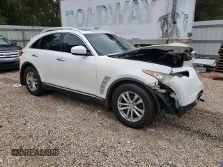 2013 Infiniti FX with VIN JN8CS1MU6DM140650, listed as a Copart auction lot 37226283 with Not Provided miles and Non Repairable. Bid and sale history available at DreamBid. Image 4.