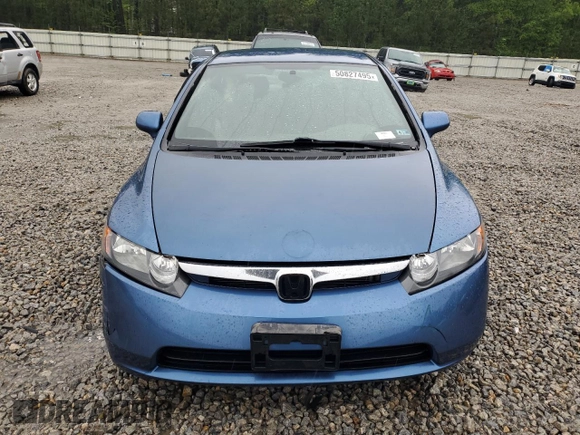 2008 Honda Civic LX with VIN 1HGFA16548L070371, listed as a Copart auction lot 50827495 with 218,270 mi miles and Salvage Title. Bid and sale history available at DreamBid. Image 5.