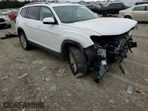 2021 Volkswagen Atlas SEL with VIN 1V2ER2CA5MC504333, listed as a Copart auction lot 43385145 with 47,437 mi miles and Salvage title. Bid and sale history available at DreamBid. Image 11.