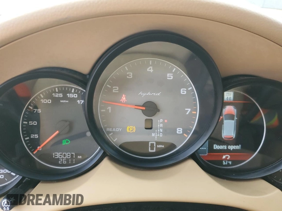2014 Porsche Cayenne S Hybrid с VIN WP1AE2A21ELA51223, выставлен на аукционе Copart как лот 45517455 с пробегом 136 087 миль миль и Списание • Salvage title. История ставок и продаж доступна на DreamBid. Изображение 9.