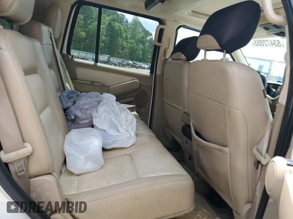 2007 Mercury Mountaineer Premier with VIN 4M2EU48857UJ09286, listed as a Copart auction lot 53472055 with 256,122 mi miles and Salvage title. Bid and sale history available at DreamBid. Image 11.