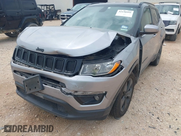 2018 Jeep Compass Latitude with VIN 3C4NJCBBXJT494116, listed as a IAAI auction lot 42150992 with 96,125 mi miles and . Bid and sale history available at DreamBid. Image 6.