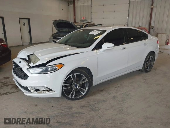 2017 Ford Fusion Titanium with VIN 3FA6P0D9XHR136815, listed as a IAAI auction lot 42596651 with 109,608 mi miles and . Bid and sale history available at DreamBid. Image 2.