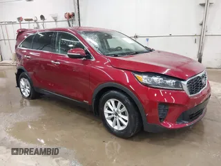 2020 Kia Sorento LX with VIN 5XYPGDA34LG680929, listed as a IAAI auction lot 42016179 with 34,733 mi miles. Bid and sale history available at carsss.com. Image 1.