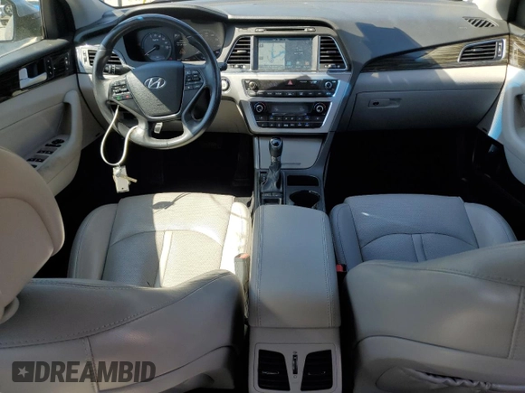 2016 Hyundai Sonata Hybrid Limited with VIN KMHE34L15GA029860, listed as a Copart auction lot 54985255 with 117,497 mi miles and Clean Title. Bid and sale history available at carsss.com. Image 8.