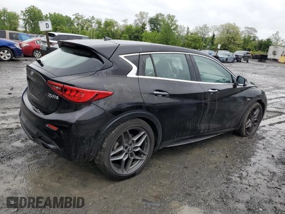 2018 Infiniti QX30 Luxury z VIN SJKCH5CP7JA042766, wystawiony jako Copart lot #57026685 z przebiegiem 66 525 mil mil oraz Szkoda całkowita • Salvage title. Historia ofert i sprzedaży dostępna na DreamBid. Obrazek 3.