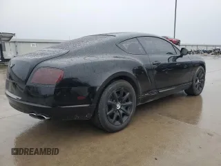 2014 Bentley Continental GT with VIN SCBFT7ZA2EC088631, listed as a Copart auction lot 88113335 with 40,199 mi miles and Salvage Title. Bid and sale history available at DreamBid. Image 3.