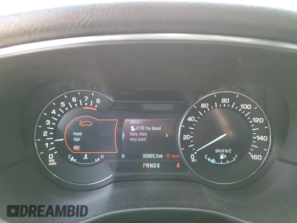 2017 Lincoln MKC Reserve with VIN 5LMCJ3D95HUL56638, listed as a Copart auction lot 48949995 with 50,893 mi miles and Salvage Title. Bid and sale history available at DreamBid. Image 9.