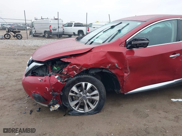 2018 Nissan Murano Platinum with VIN 5N1AZ2MH8JN186201, listed as a IAAI auction lot 41224699 with 168,669 mi miles. Bid and sale history available at carsss.com. Image 6.