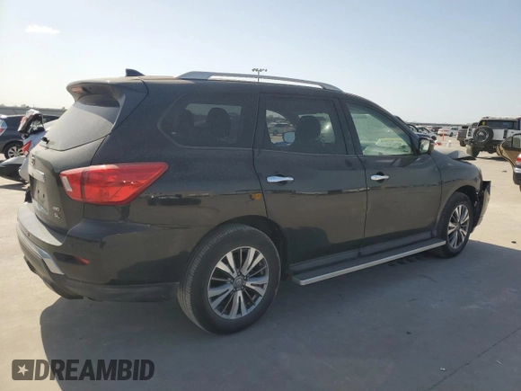 2019 Nissan Pathfinder SL with VIN 5N1DR2MM3KC618944, listed as a Copart auction lot 47106285 with 105,441 mi miles and Salvage Title. Bid and sale history available at carsss.com. Image 3.