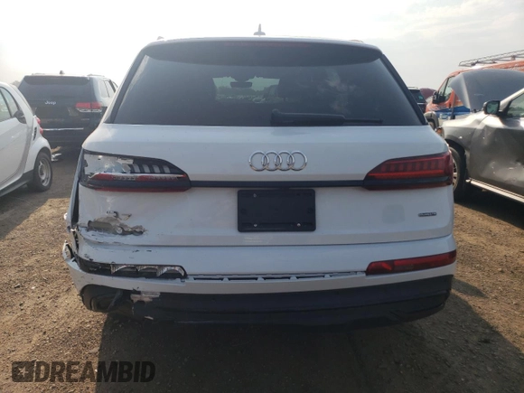 2022 Audi Q7 Premium Plus z VIN WA1LXBF72ND008376, wystawiony jako Copart lot #60285845 z przebiegiem 36 713 mil mil oraz Szkoda całkowita • Salvage title. Historia ofert i sprzedaży dostępna na DreamBid. Obrazek 6.
