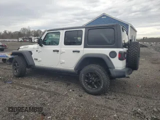 2021 Jeep Wrangler Unlimited Willys with VIN 1C4HJXDN9MW509795, listed as a Copart auction lot 51667375 with 53,473 mi miles and Salvage Title. Bid and sale history available at DreamBid. Image 2.
