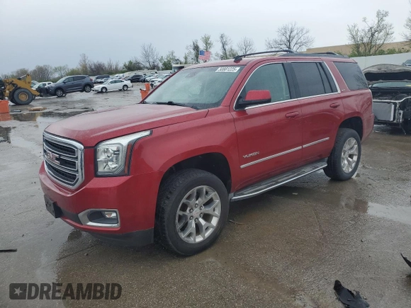 2015 GMC Yukon SLT z VIN 1GKS2BKC6FR154565, wystawiony jako Copart lot #50881225 z przebiegiem 160 669 mil mil oraz Szkoda całkowita • Salvage title. Historia ofert i sprzedaży dostępna na DreamBid. Obrazek 1.
