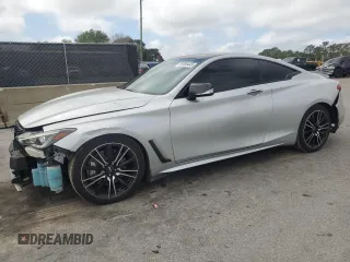 2018 Infiniti Q60 Luxe with VIN JN1EV7EK5JM342261, listed as a Copart auction lot 50986445 with 81,937 mi miles and Salvage Title. Bid and sale history available at DreamBid. Image 1.