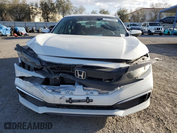 2019 Honda Civic LX with VIN 2HGFC2F60KH504492, listed as a Copart auction lot 47772205 with 81,617 mi miles and Salvage Title. Bid and sale history available at DreamBid. Image 5.