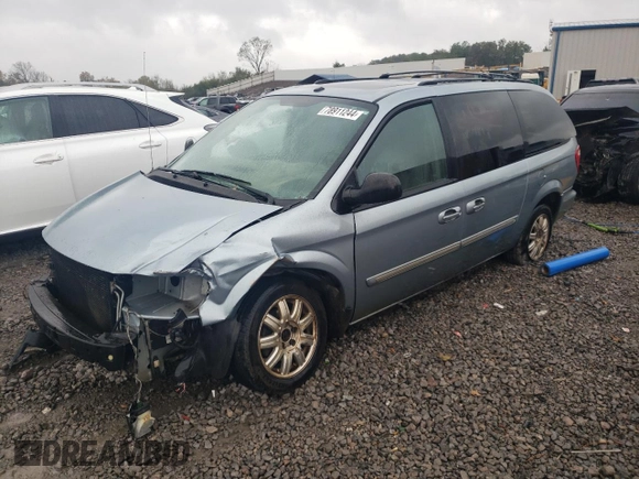 2006 Chrysler Town & Country LWB Touring with VIN 2A4GP54L06R866253, listed as a Copart auction lot 78911244 with 155,552 mi miles and Salvage Title. Bid and sale history available at carsss.com. Image 1.