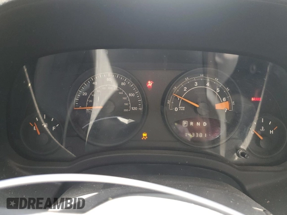 2017 Jeep Compass Sport with VIN 1C4NJCBA2HD123233, listed as a Copart auction lot 49741295 with 143,381 mi miles and Salvage title. Bid and sale history available at DreamBid. Image 9.
