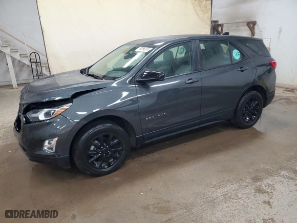 2021 Chevrolet Equinox LS with VIN 2GNAXSEVXM6115130, listed as a Copart auction lot 79256274 with 37,687 mi miles and Non Repairable. Bid and sale history available at carsss.com. Image 1.