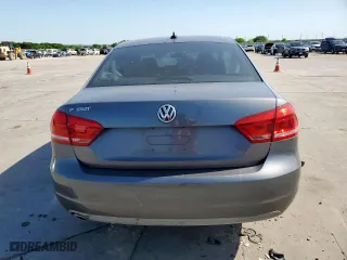 2013 Volkswagen Passat TDI SE w/Sunroof with VIN 1VWBN7A39DC101809, listed as a Copart auction lot 52762275 with 0 mi miles and Salvage Title. Bid and sale history available at carsss.com. Image 6.