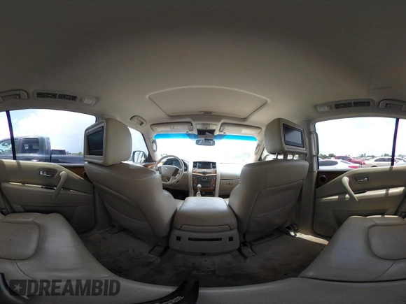2012 Infiniti QX56 8-passenger with VIN JN8AZ2ND4C9716728, listed as a IAAI auction lot 42501339 with 216,302 mi miles and . Bid and sale history available at DreamBid. Image 19.
