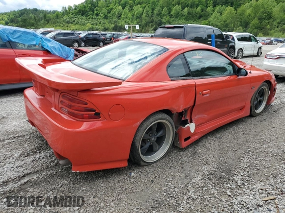 1995 Ford Mustang GT with VIN 1FALP42T7SF141936, listed as a Copart auction lot 56161595 with 91,903 mi miles and Salvage title. Bid and sale history available at DreamBid. Image 3.