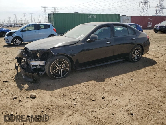 2022 Mercedes-Benz C 300 with VIN W1KAF4HB7NR067171, listed as a Copart auction lot 52989565 with Not provided miles and Salvage title. Bid and sale history available at DreamBid. Image 1.