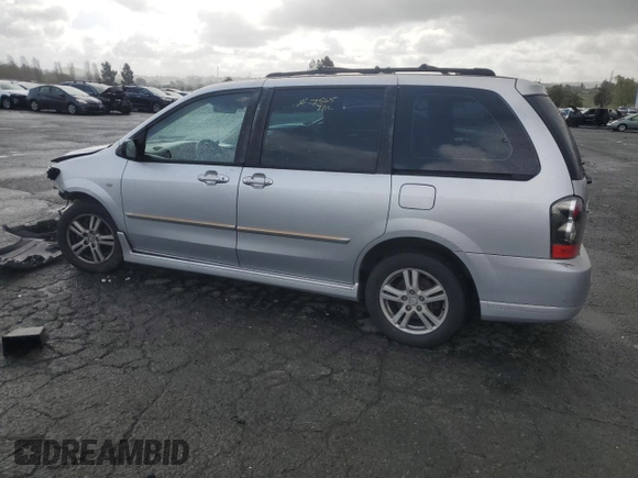2004 Mazda MPV LX with VIN JM3LW28A840523283, listed as a Copart auction lot 51441785 with 215,235 mi miles and Salvage title. Bid and sale history available at DreamBid. Image 2.