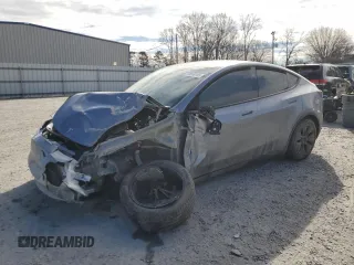 2025 Tesla Model Y Long Range with VIN 7SAYGDEE7SA345606, listed as a Copart auction lot 88669765 with Not Provided miles and Salvage Title. Bid and sale history available at DreamBid. Image 1.