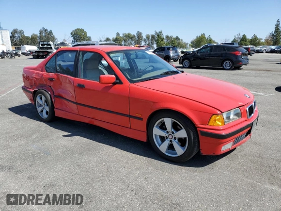 1997 BMW 3 Series 328iA with VIN WBACD4325VAV44675, listed as a Copart auction lot 72289164 with 151,999 mi miles and Salvage Title. Bid and sale history available at carsss.com. Image 4.