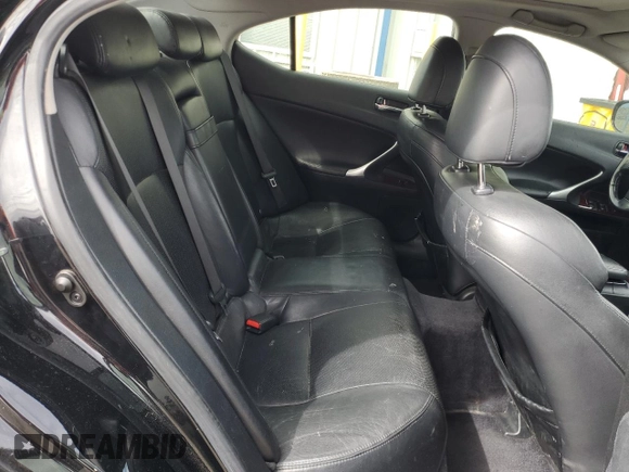2008 Lexus IS 250 with VIN JTHBK262685074513, listed as a Copart auction lot 48757595 with 161,433 mi miles and Salvage Title. Bid and sale history available at DreamBid. Image 10.