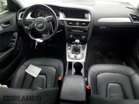 2015 Audi A4 Premium Plus with VIN WAUHFAFL3FN006599, listed as a Copart auction lot 85772424 with 0 mi miles and Salvage Title. Bid and sale history available at carsss.com. Image 8.