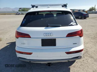 2021 Audi Q5 Premium Plus with VIN WA1BAAFY3M2021843, listed as a Copart auction lot 61691355 with Not provided miles and Salvage title. Bid and sale history available at DreamBid. Image 6.