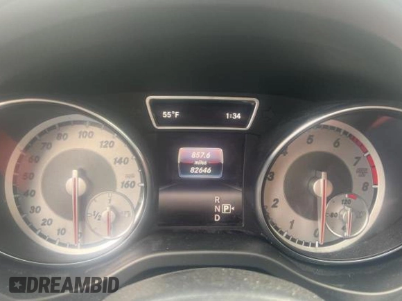 2016 Mercedes-Benz CLA with VIN WDDSJ4GB7GN347915, listed as a Copart auction lot 51527613 with 82,646 mi miles. Bid and sale history available at carsss.com. Image 8.