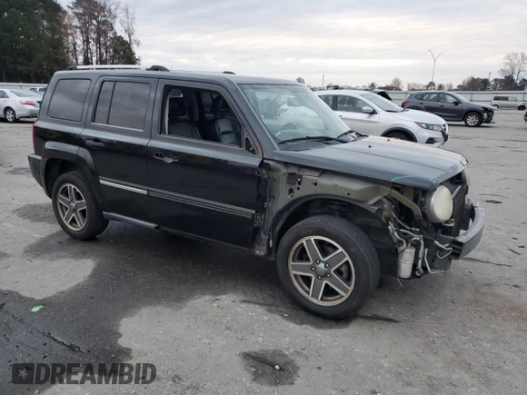 2008 Jeep Patriot Limited with VIN 1J8FT48W48D784052, listed as a Copart auction lot 84466004 with 124,667 mi miles and Salvage Title. Bid and sale history available at DreamBid. Image 4.