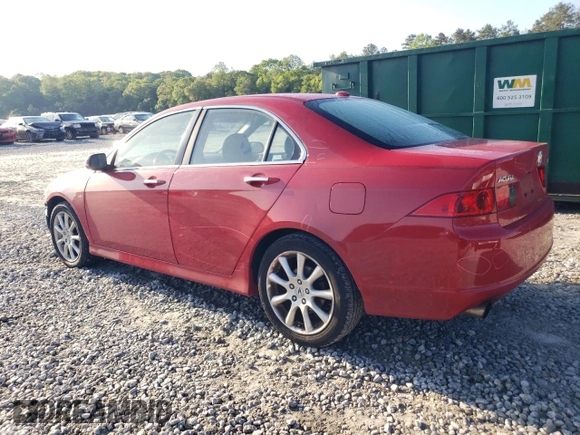 2006 Acura TSX with VIN JH4CL96806C016632, listed as a Copart auction lot 52476575 with 148,279 mi miles and Salvage Title. Bid and sale history available at carsss.com. Image 2.