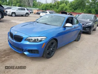 2018 BMW 2 Series M240i with VIN WBA2J5C55JVB27907, listed as a IAAI auction lot 42706522 with 39,097 mi miles and . Bid and sale history available at DreamBid. Image 2.