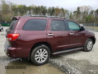 2008 Toyota Sequoia Limited with VIN 5TDZY68A88S010252, listed as a Copart auction lot 52701865 with 375,328 mi miles and Salvage Title. Bid and sale history available at DreamBid. Image 3.