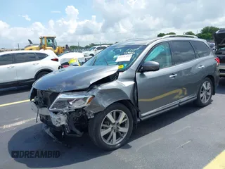 2015 Nissan Pathfinder Platinum with VIN 5N1AR2MMXFC668880, listed as a IAAI auction lot 42371231 with 101,173 mi miles and . Bid and sale history available at DreamBid. Image 18.