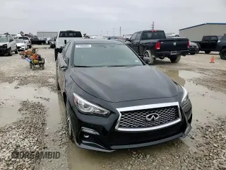2021 Infiniti Q50 Sensory with VIN JN1EV7CP7MM700320, listed as a Copart auction lot 51660065 with 32,886 mi miles and Salvage title. Bid and sale history available at DreamBid. Image 10.