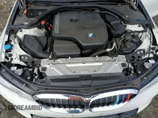 2021 BMW 3 Series 330i with VIN 3MW5R1J05M8B48878, listed as a Copart auction lot 47540515 with 53,516 mi miles and Salvage Title. Bid and sale history available at carsss.com. Image 11.