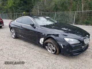 2013 BMW 6 Series 650i with VIN WBAYM9C52DDW20346, listed as a Copart auction lot 68133324 with 74,313 mi miles and Clean Title. Bid and sale history available at carsss.com. Image 4.