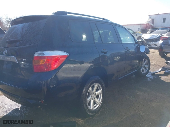 2008 Toyota Highlander with VIN JTEDS41A182054977, listed as a IAAI auction lot 41755569 with 1 mi miles. Bid and sale history available at carsss.com. Image 4.